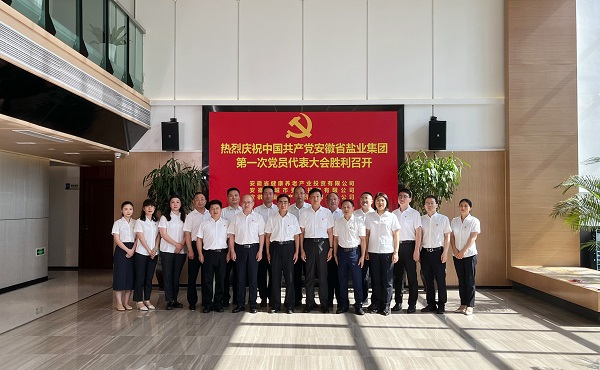 省康养公司等3家公司18名党代表喜迎省盐业集团第一次党代会召开
